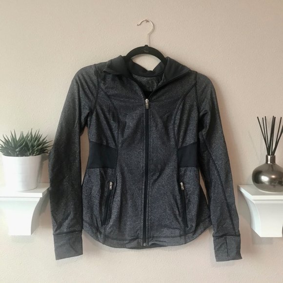 Old Navy Tops - Active Full Zip Gray Running Jacket